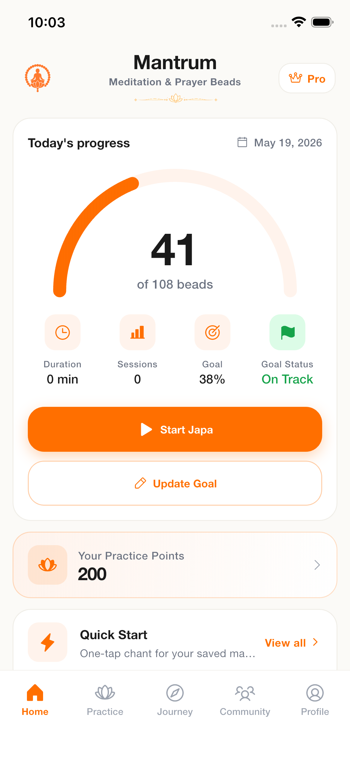 Home Dashboard
